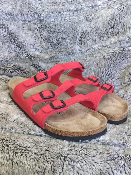 Birkenstock Shoes - Birkenstock Florida Triple Buckle Sandals Women's Sz 8/ 39